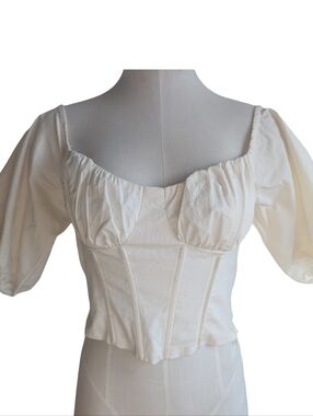 ASTR The label - Paola Bustier Crop Top Size Small